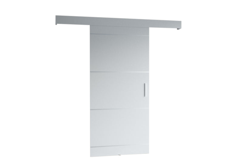 Posuvné dvere FUNES IV, 90x204, bialy/strieborný - - 0