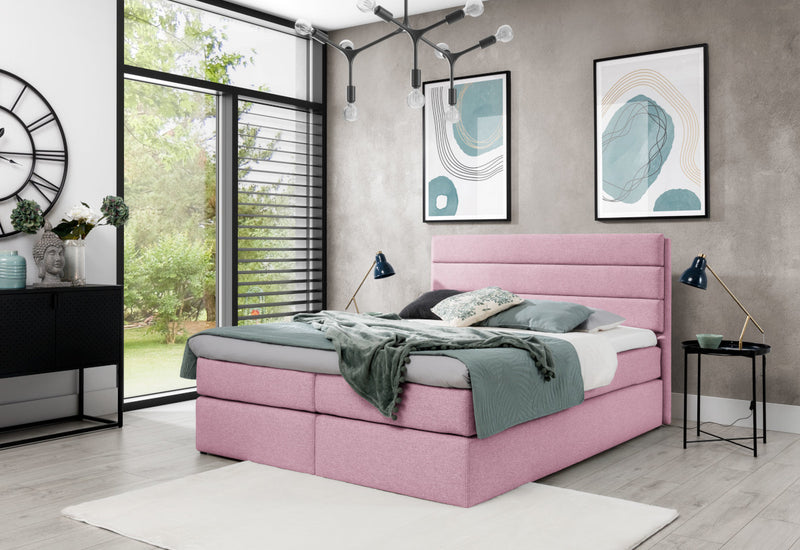 Čalúnená posteľ boxspring PRIMERA + vrchný matrac - ARANZ - 2
