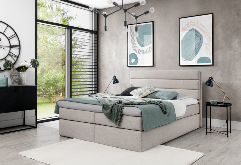 Čalúnená posteľ boxspring PRIMERA + vrchný matrac - ARANZ - 3