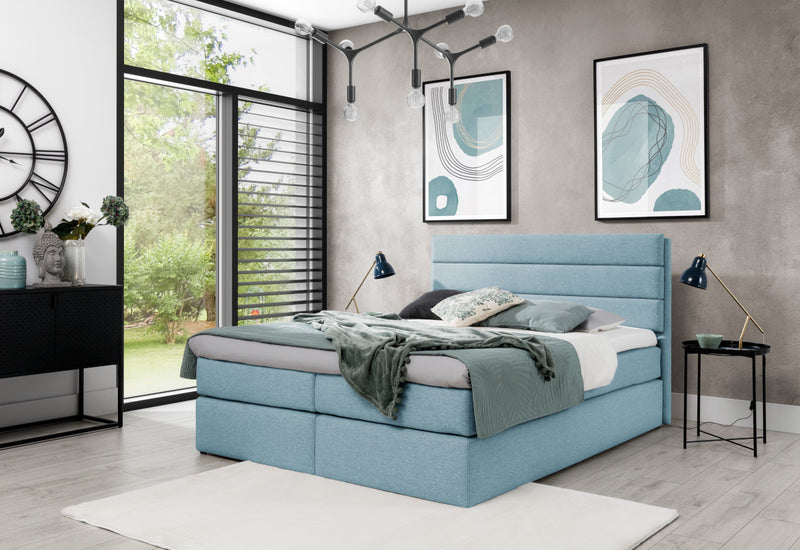 Čalúnená posteľ boxspring PRIMERA + vrchný matrac - ARANZ - 4