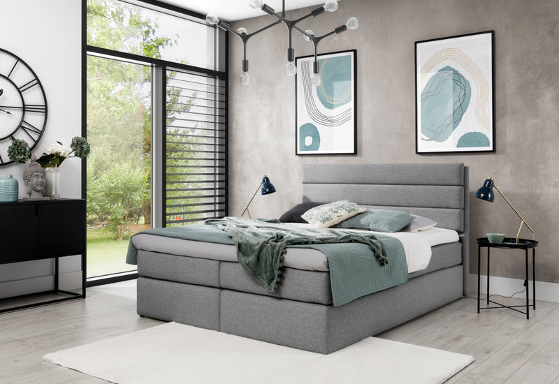 Čalúnená posteľ boxspring PRIMERA + vrchný matrac - ARANZ - 5