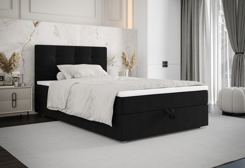 Čalúnená jednolôžková posteľ boxspring FANO P - ARANZ - 1