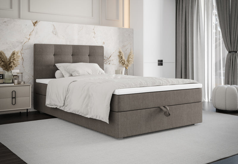 Čalúnená jednolôžková posteľ boxspring FANO P - ARANZ - 4
