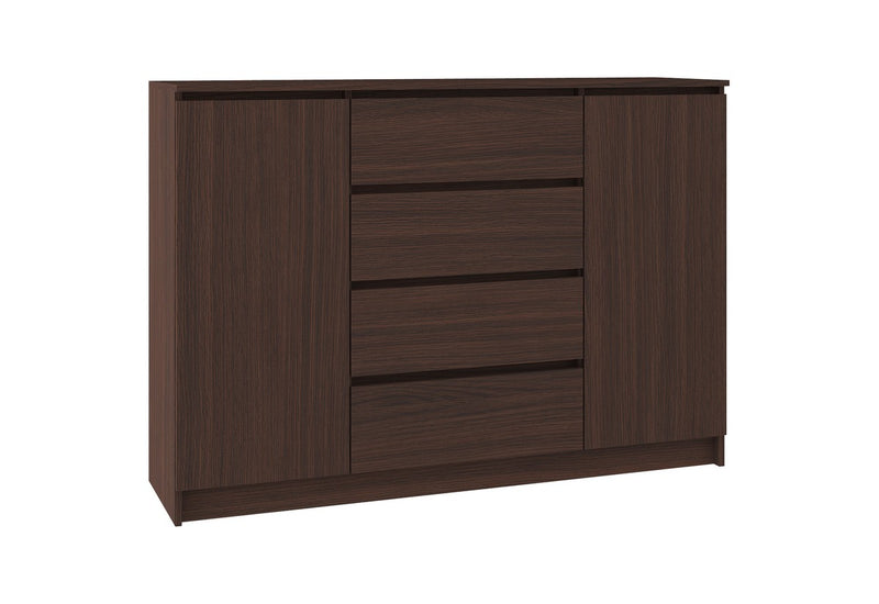 Komoda ARMARIA K140 2D4SZ, 138x99x40, wenge - - 0