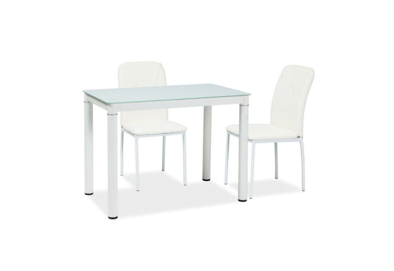 Jedálenský stôl HILMA 110x70, 110x75x70, biela - - 0