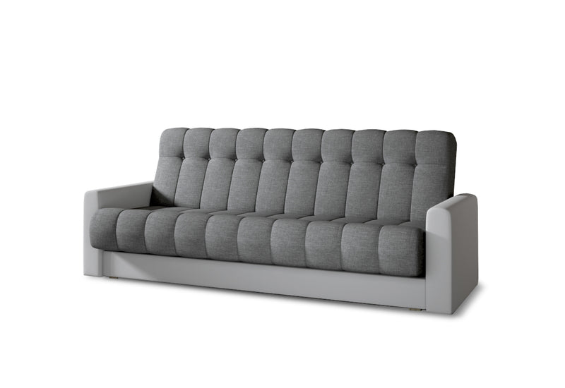 Rozkladacia čalúnená pohovka GARNET, 210x90x85, sawana 05/soft 17 - - 0