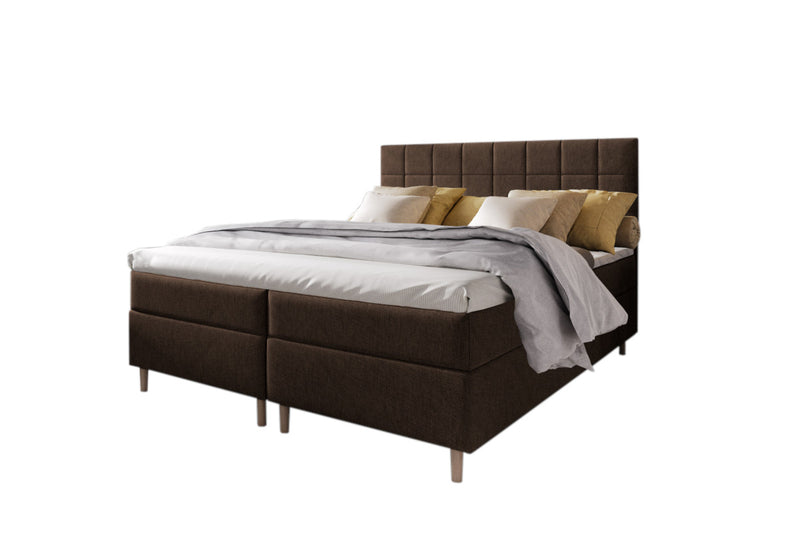 Čalúnená posteľ boxspring SICILIE, 140x200, inari 24 + topper - - 0