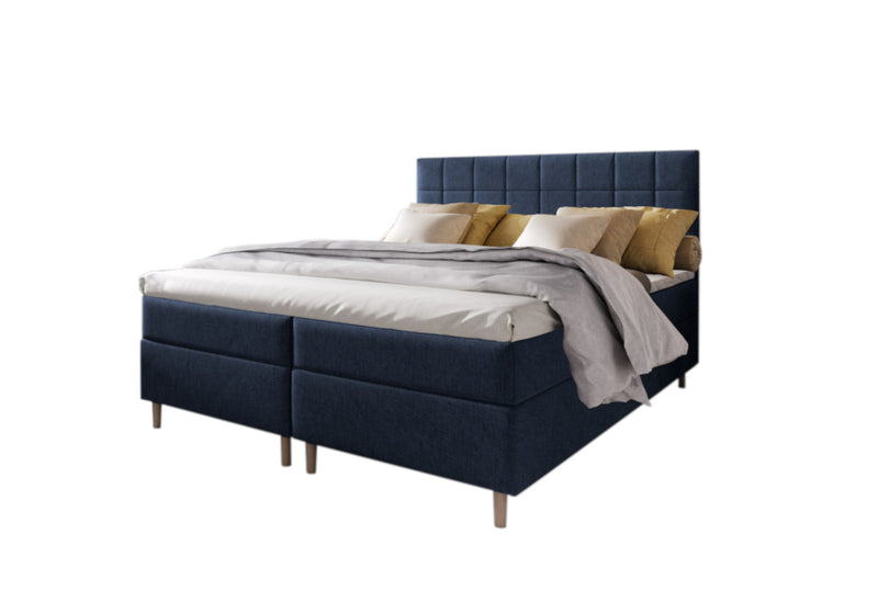 Čalúnená posteľ boxspring SICILIE, 140x200, inari 80 + topper - - 0