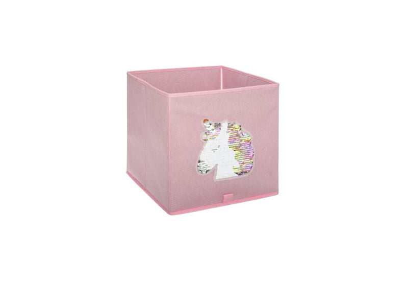 Úložný box CORNI, 29x29x29, ružová - - 0