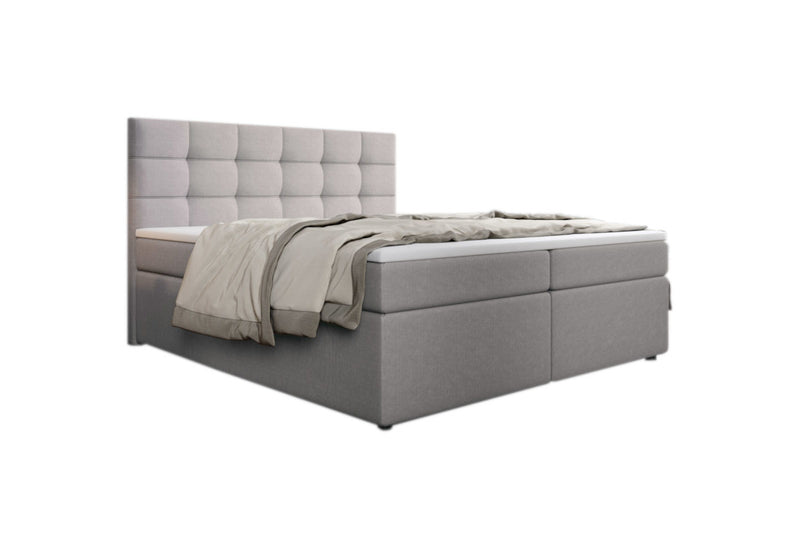 Čalúnená posteľ boxspring SALMA + topper, 180x200, inari 22 - - 0