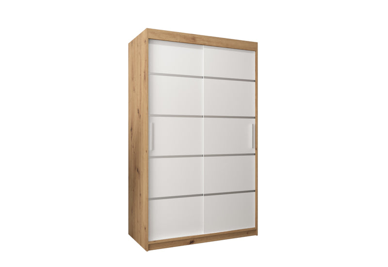 Posuvná skriňa VETORA 1 120, 120x200x62, dub artisan/biela - - 0