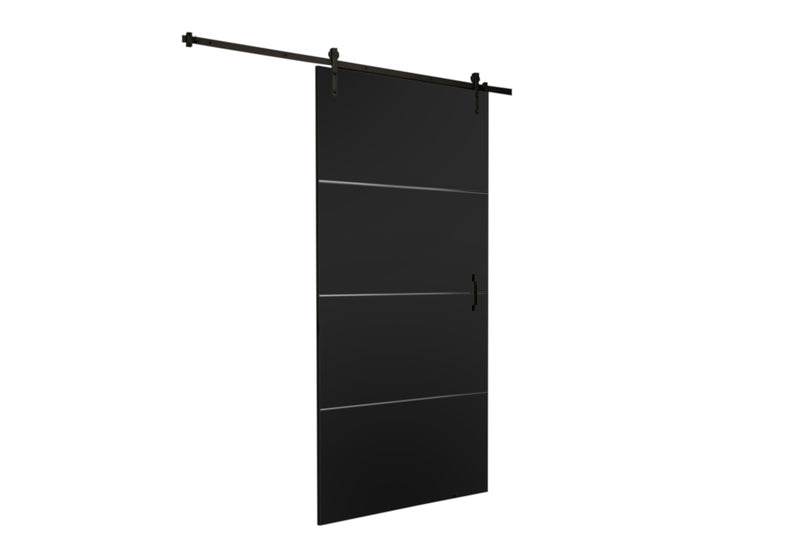 Posuvné dvere PITOR, 60x205, čierna - - 0