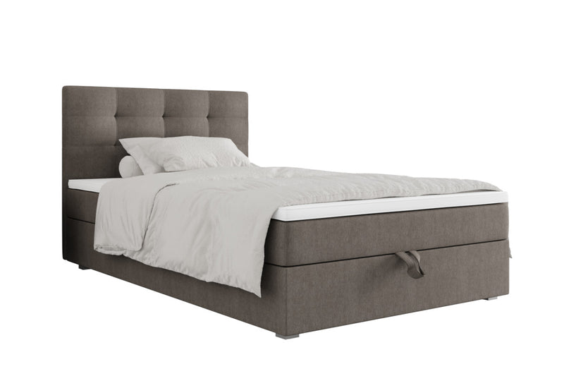 Čalúnená jednolôžková posteľ boxspring FANO P, 80x200, cosmic 03 - - 0
