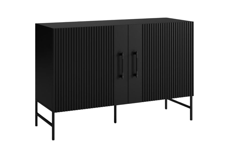 Komoda RAFTIS, 120x80x42, čierna - - 0