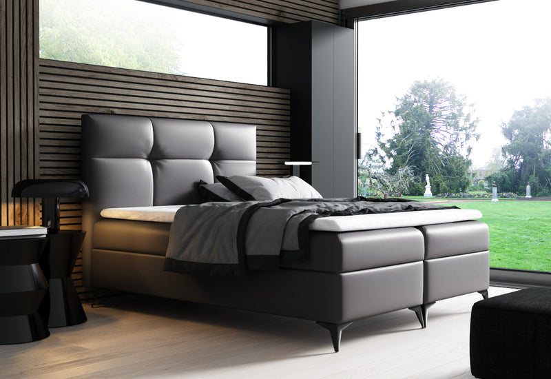 Čalúnená posteľ boxspring LINDT + vrchný matrac - ARANZ - 3