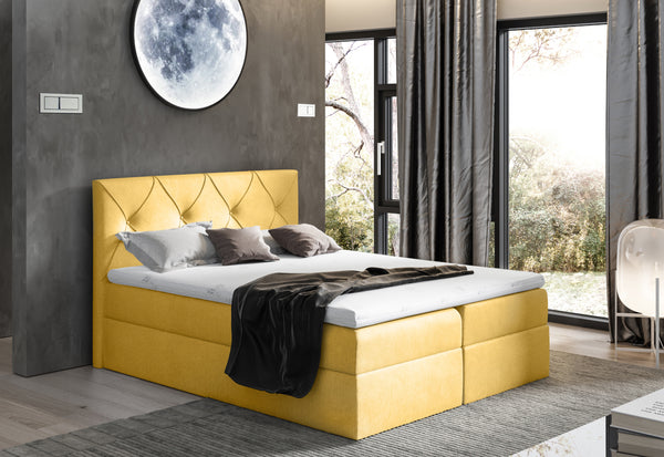Čalúnená posteľ boxspring DIAMOND + vrchný matrac - ARANZ - 2