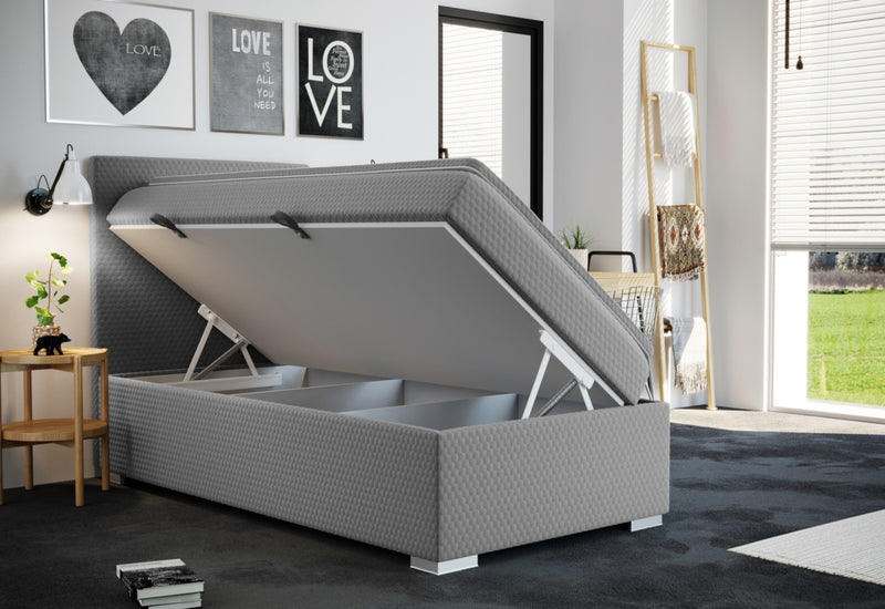 Čalúnená posteľ boxspring RENATA + vrchný matrac - DETAIL - 1