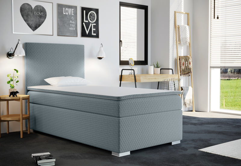 Čalúnená posteľ boxspring RENATA + vrchný matrac - ARANZ - 3
