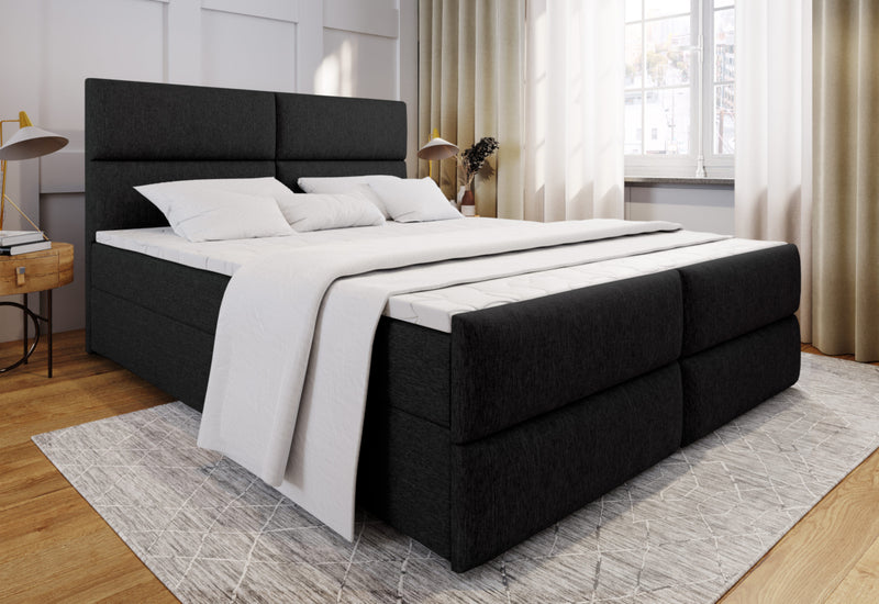 Čalúnená posteľ boxspring MILON + vrchný matrac - ARANZ - 2