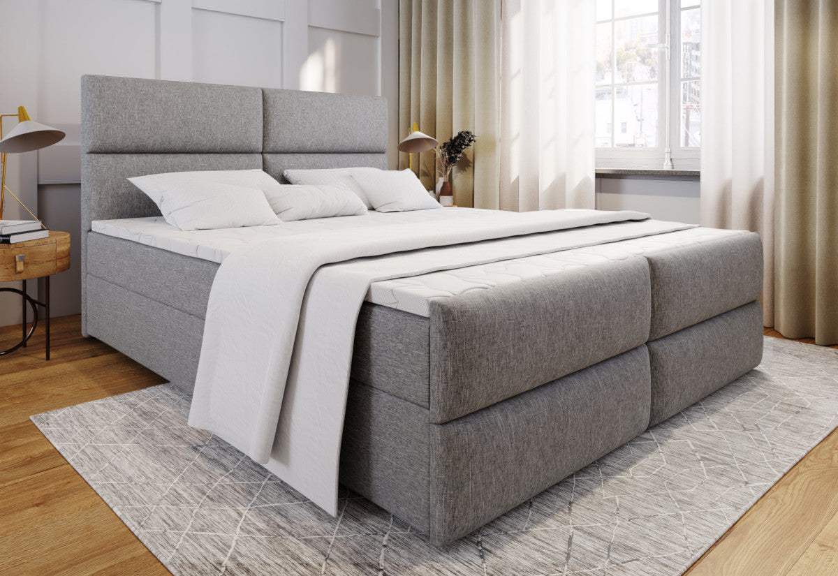 Čalúnená posteľ boxspring MILON + vrchný matrac - ARANZ - 3