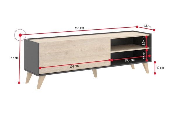 TV stolík NESTE - ROZMEROVKA - 1