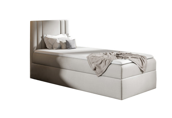 Čalúnená posteľ boxspring ELEKTRA MINI + topper, 100x200, riviera 21 -  - 0