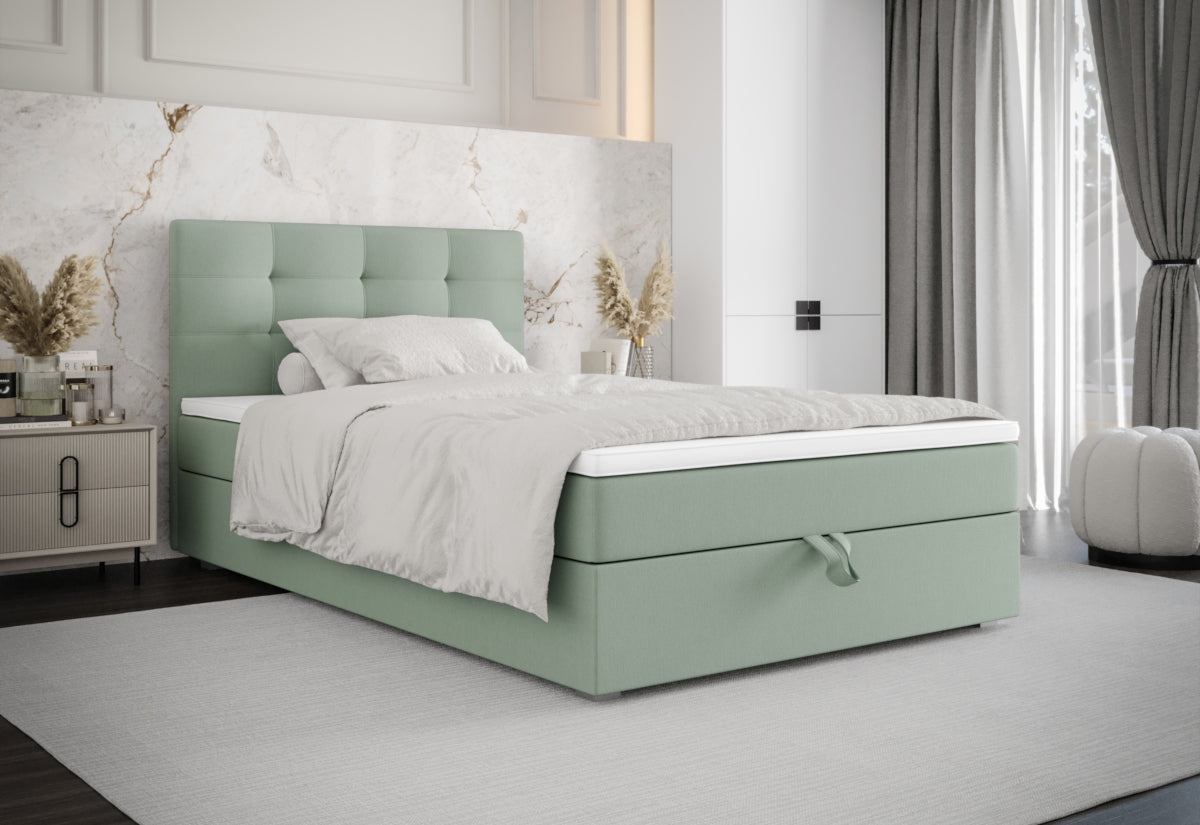 Čalúnená jednolôžková posteľ boxspring FANO P - ARANZ - 6