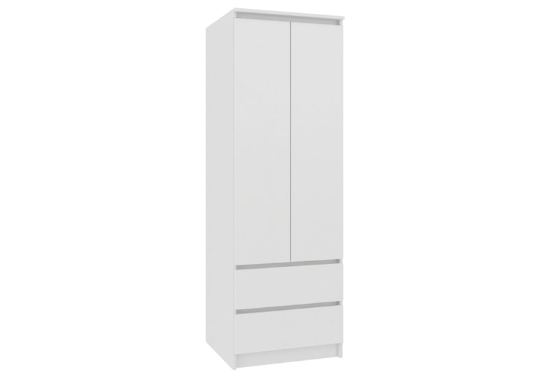 Skriňa ESTRELLA S60 2D2SZ, 60x180x51, biela -  - 0