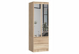 Skriňa so zrkadlami ESTRELLA S60 2D2SZ, 60x180x51, sonoma -  - 0