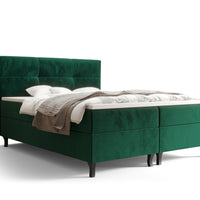 Čalúnená posteľ boxspring AMIR, 140x200, monolith 37 -  - 0