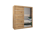 Šatníková skriňa VETRONA 2, 180x200x62, dub artisan -  - 0