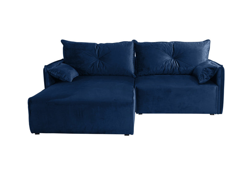 Rohová rozkladacia sedačka LINON, 220x85x179, royal 22, ľavá -  - 0
