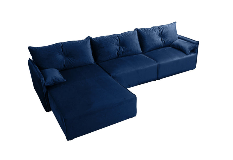 Rohová rozkladacia sedačka LINON 2, 318x85x179, royal 22, ľavá -  - 0