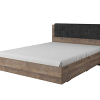 Manželská posteľ ARDELA, 164,4x102,5x208,2, dub sand grande/matera -  - 0