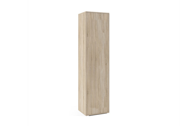 Šatníková skriňa LAVA bez zrkadla, 45x185x40, dub sonoma -  - 0