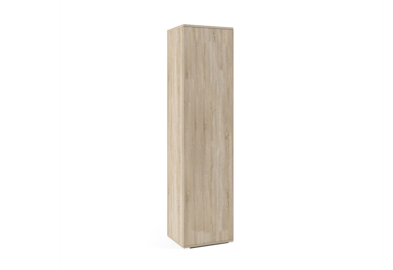 Šatníková skriňa LAVA bez zrkadla, 45x185x40, dub sonoma -  - 0