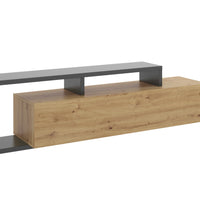 TV stolík KRAME, 165x46,8x40, grafit/nordic -  - 0