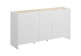 Komoda KLOET, 138x76x42, biela/prírodná -  - 0