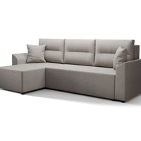 Rozkladacia sedacia súprava LORINA, 230x89x140, sawana 21 -  - 0
