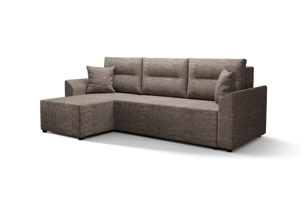 Rozkladacia sedacia súprava LORINA, 230x89x140, kornet 04 -  - 0