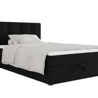 Čalúnená jednolôžková posteľ boxspring FANO P, 80x200, cosmic 100 -  - 0