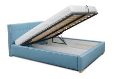 Čalouněná postel AMUND s matrací, 160x200