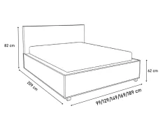 Vyvýšená postel SWAG