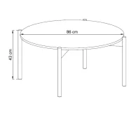 Konferenční stolek GRUND BL86