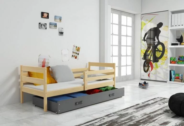 Detská posteľ RAFAL P1 + úložný priestor + matrac + rošt ZADARMO