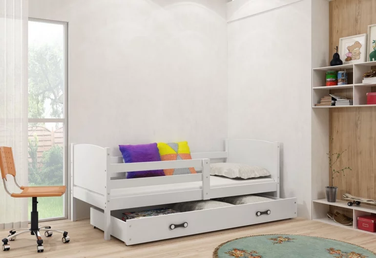 Detská posteľ BRENEN P1 COLOR + úložný priestor + matrac + rošt ZADARMO