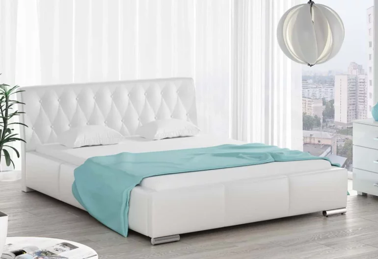 Čalúnená posteľ NYSA + úložný priestor + rošt