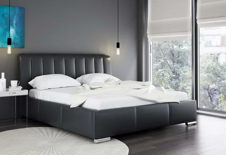 Čalúnená posteľ LANA s matracom, 140x200