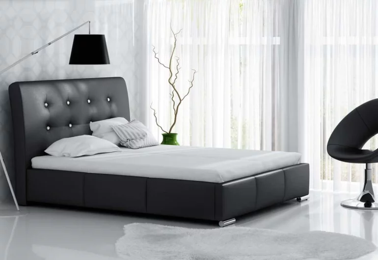 Čalúněná posteľ NORA s matracom, 160x200