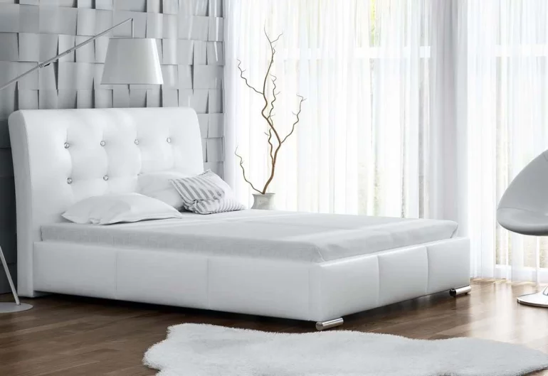 Čalúněná posteľ NORA s matracom, 120x200